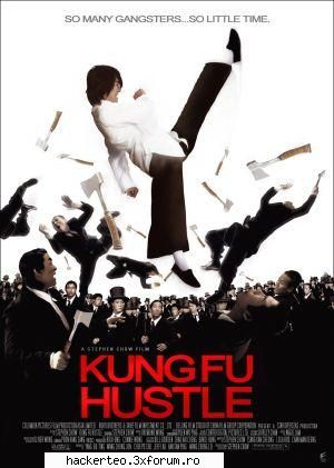 kung fu hustle este o parodie care ironizeaza clasicele filme chinezesti cu arte martiale si