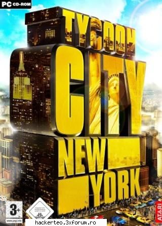 Tycoon City New York - Cerinte Minime -Procesor 800 MHz -Ram 256 Mb - Jocuri